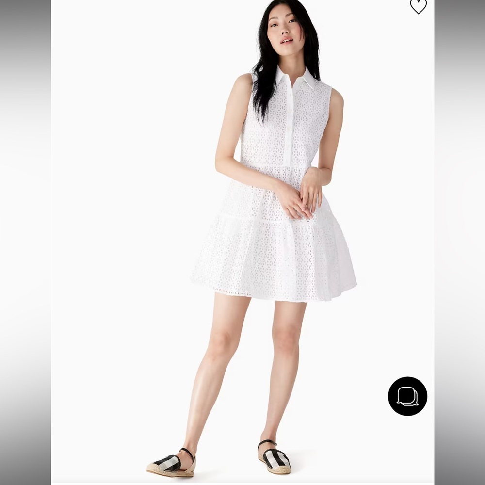 Kate spade eyelet shirt dress